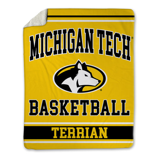 Michigan Tech - NCAA Men's Basketball : Josh Terrian - Blanket-0