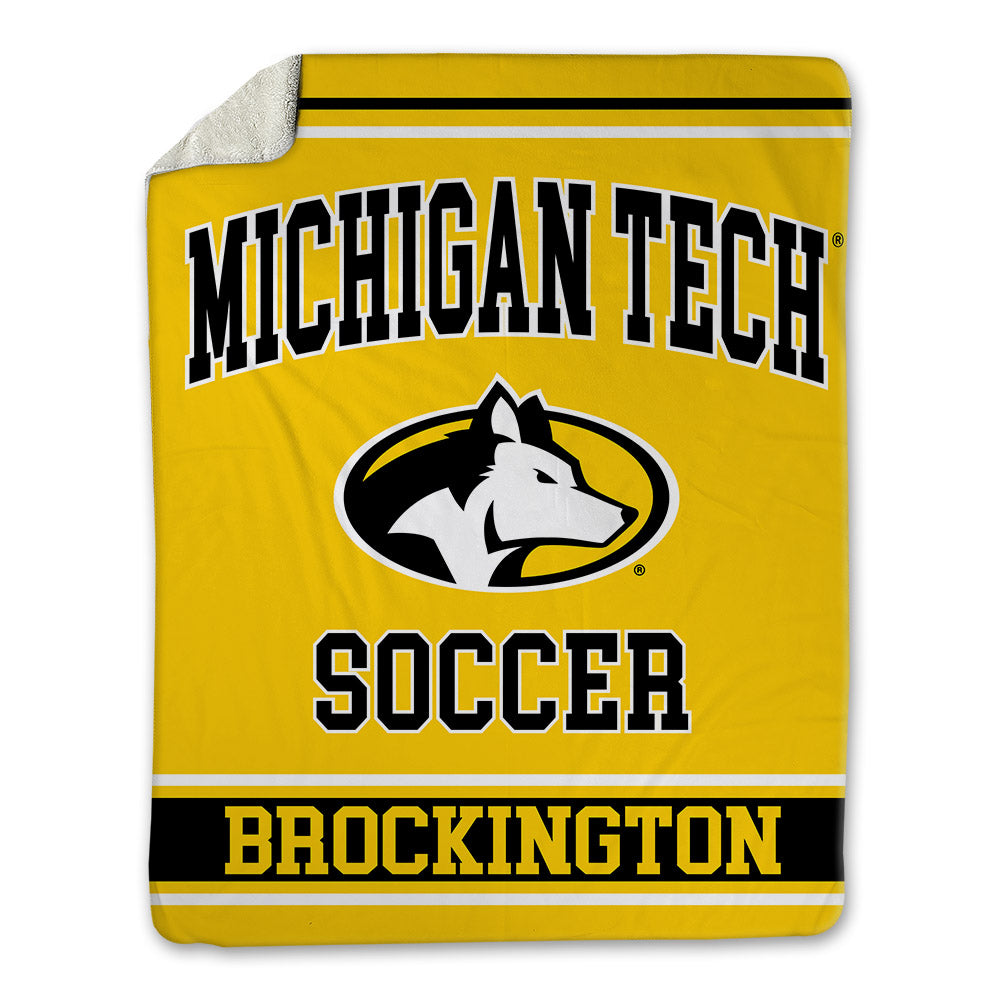 Michigan Tech - NCAA Women's Soccer : Havanah Brockington - Blanket-0