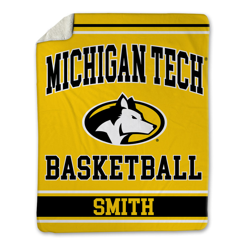 Michigan Tech - NCAA Men's Basketball : Gabriel Smith - Blanket-0