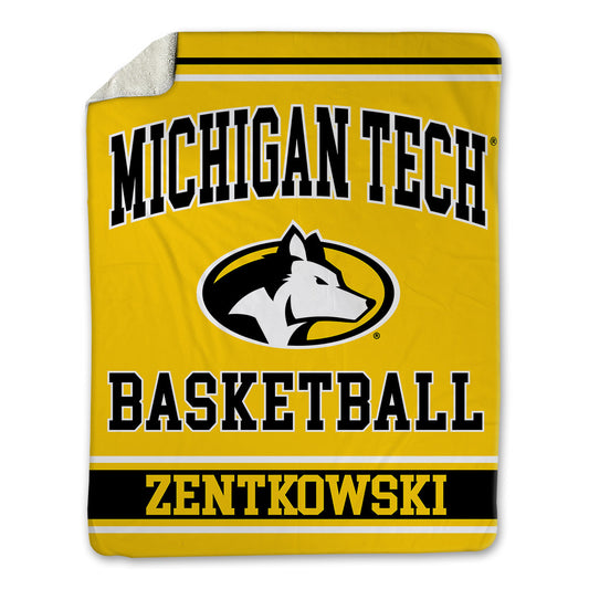 Michigan Tech - NCAA Women's Basketball : Kloe Zentkowski - Blanket-0