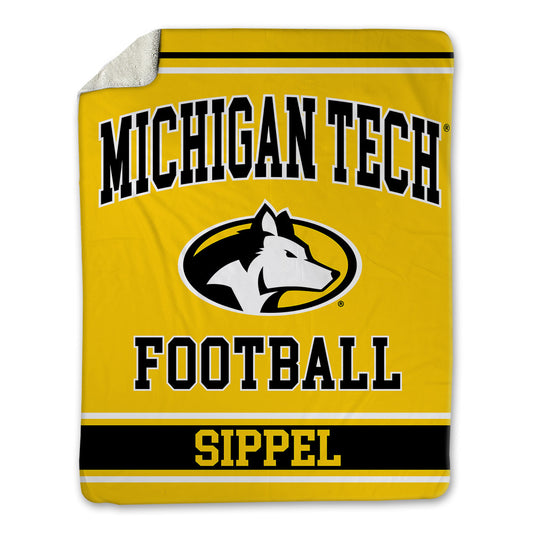 Michigan Tech - NCAA Football : Marc Sippel - Blanket-0