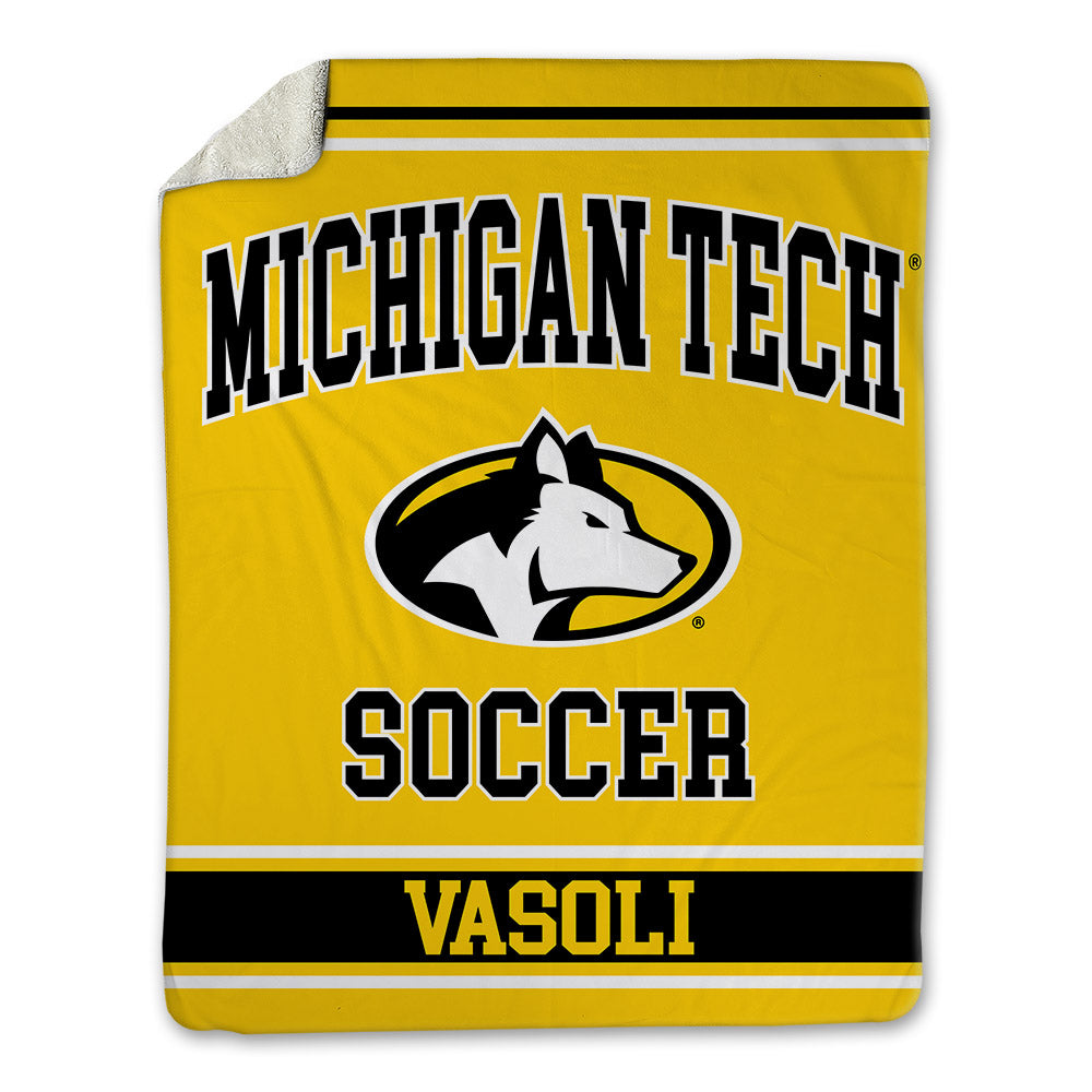 Michigan Tech - NCAA Women's Soccer : Bella Vasoli - Blanket-0