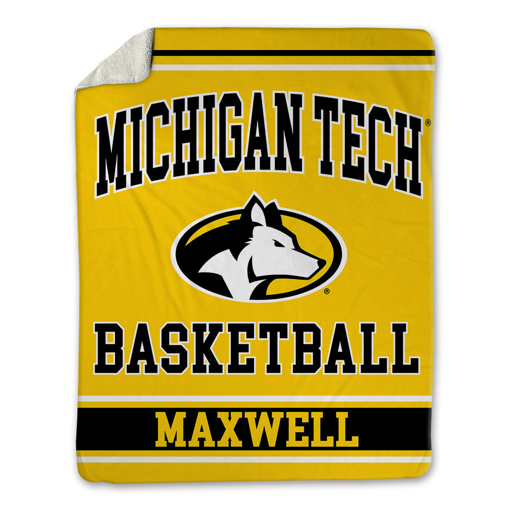 Michigan Tech - NCAA Women's Basketball : Kaitlyn Maxwell - Blanket-0