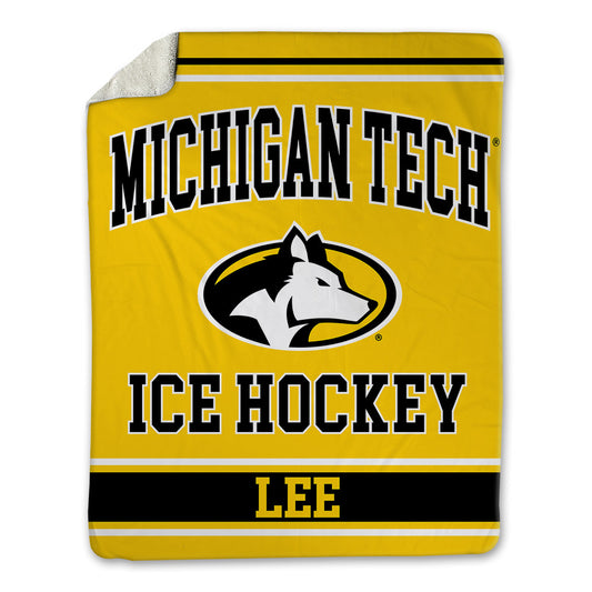 Michigan Tech - NCAA Men's Ice Hockey : Bryant Lee - Blanket-0