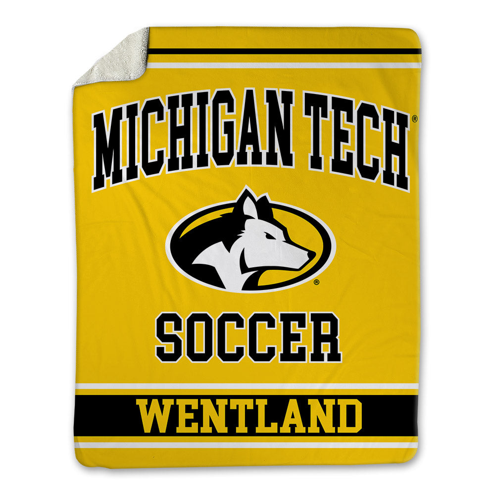 Michigan Tech - NCAA Women's Soccer : Marissa Wentland - Blanket-0