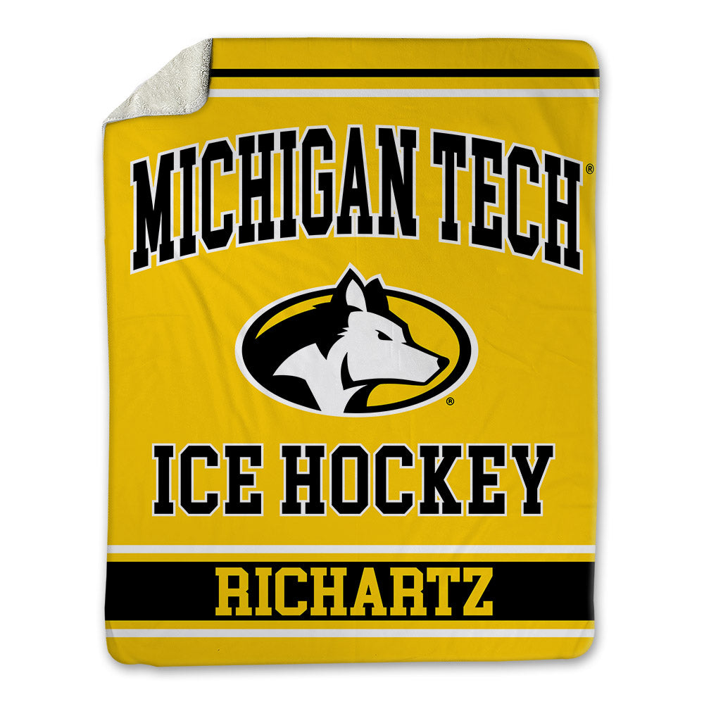 Michigan Tech - NCAA Men's Ice Hockey : Blais Richartz - Blanket-0