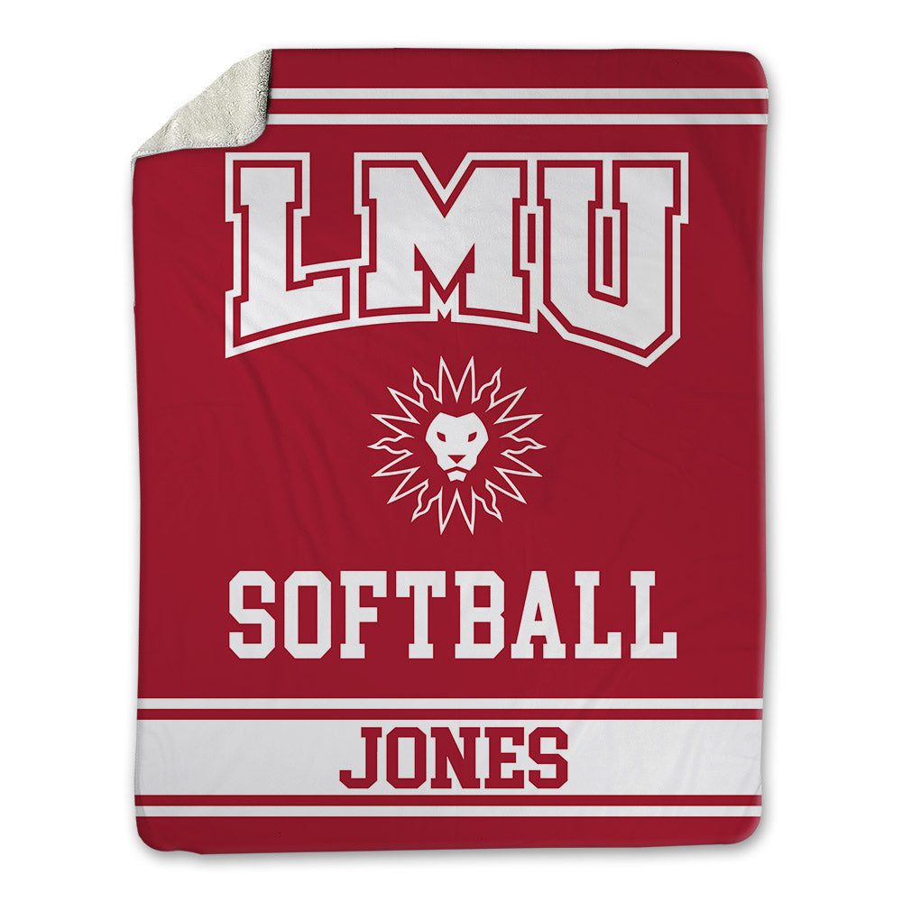 LMU - NCAA Softball : Cristina Jones - Blanket-0