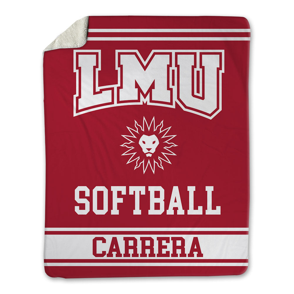 LMU - NCAA Softball : Angela Carrera - Blanket-0