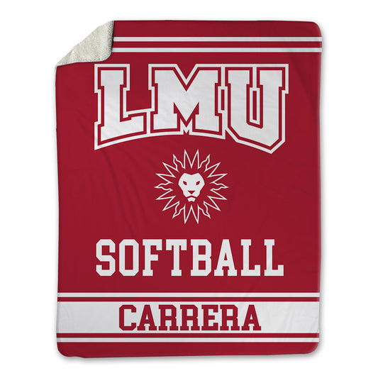 LMU - NCAA Softball : Angela Carrera - Blanket-0
