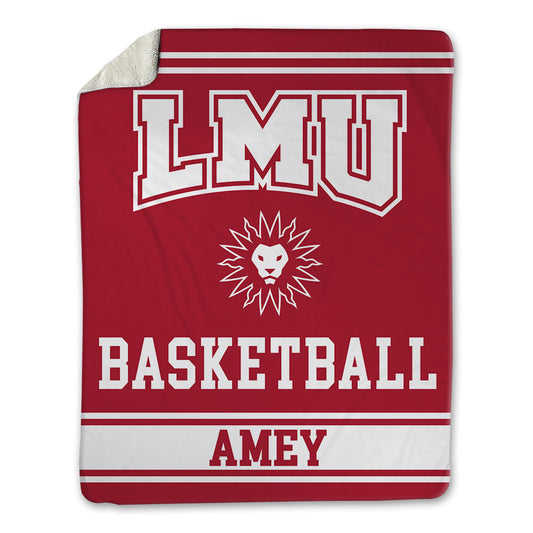 LMU - NCAA Men's Basketball : Mj Amey - Blanket-0