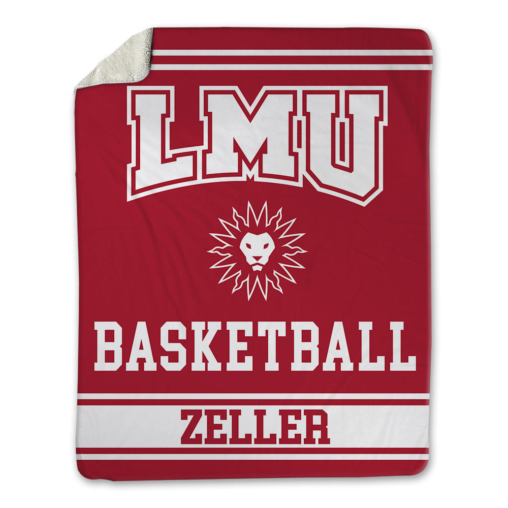 LMU - NCAA Men's Basketball : Marley Zeller - Blanket-0