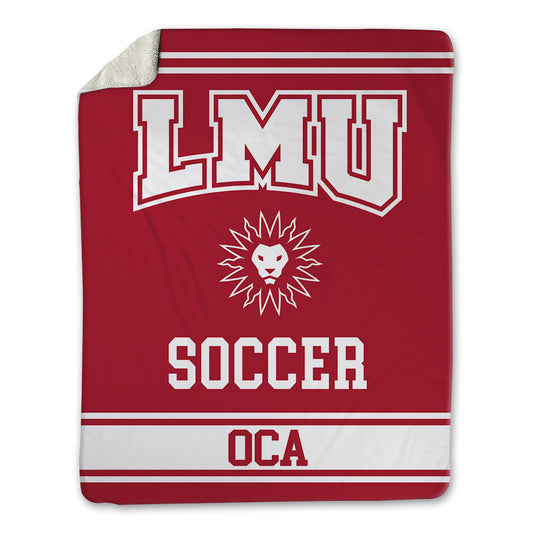 LMU - NCAA Women's Soccer : Natalie Oca - Blanket-0