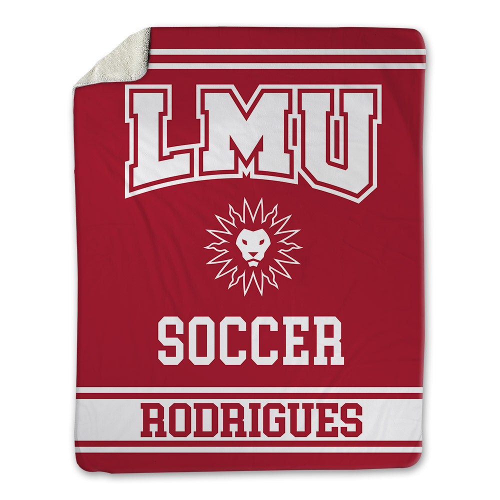 LMU - NCAA Men's Soccer : Nathan Rodrigues - Blanket-0
