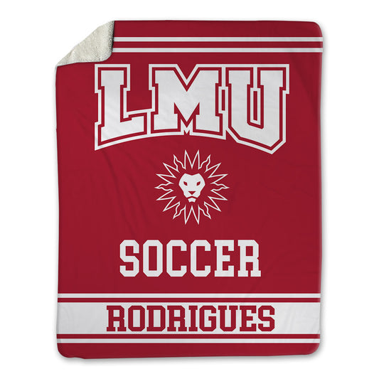 LMU - NCAA Men's Soccer : Nathan Rodrigues - Blanket-0