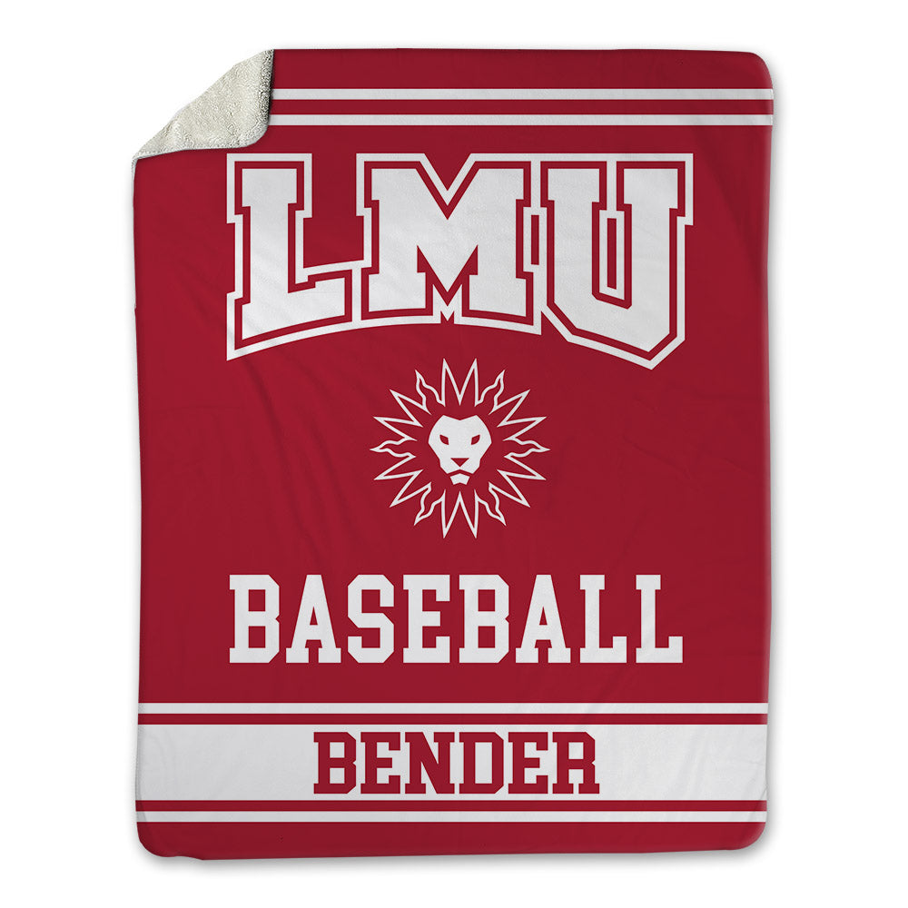 LMU - NCAA Baseball : Zach Bender - Blanket-0