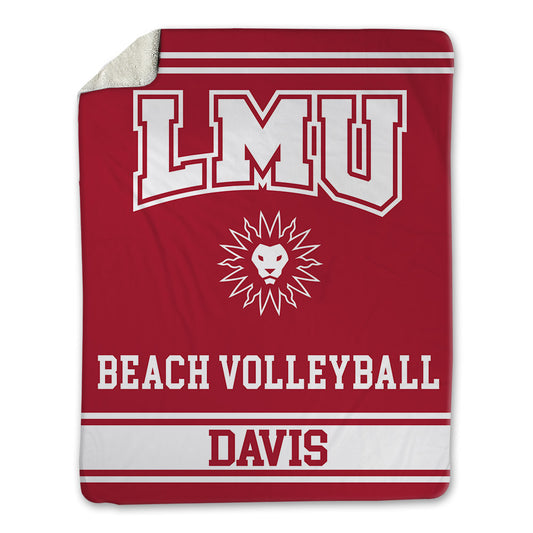 LMU - NCAA Beach Volleyball : Ellie Davis - Blanket-0