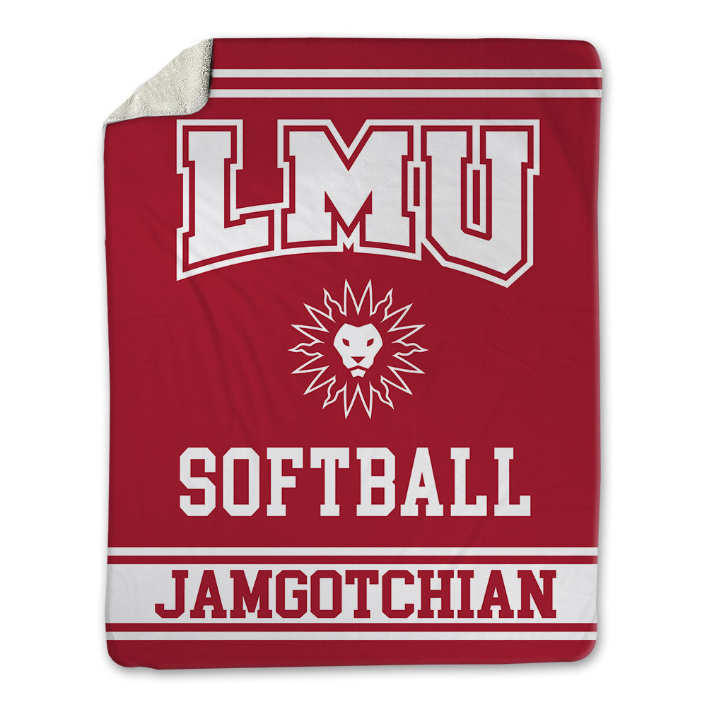 LMU - NCAA Softball : Izzy Jamgotchian - Blanket-0