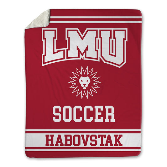 LMU - NCAA Men's Soccer : Mathew Habovstak - Blanket-0