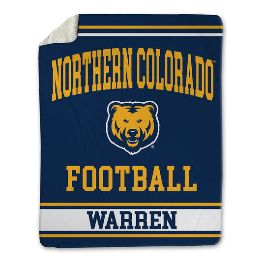 UNCO - NCAA Football : Braylen Warren - Blanket-0