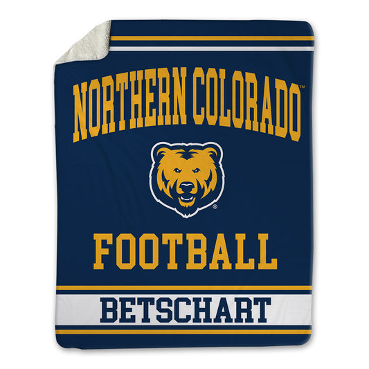 UNCO - NCAA Football : James Betschart - Blanket-0