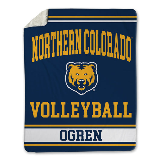 UNCO - NCAA Women's Volleyball : Jasmine Ogren - Blanket-0