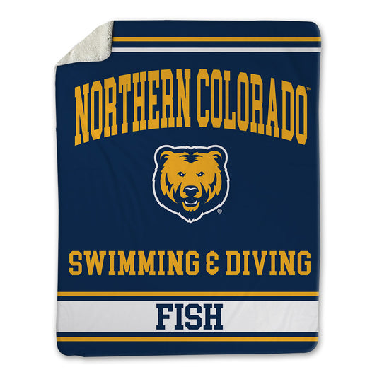 UNCO - NCAA Women's Swimming & Diving : Gabriella Fish - Blanket-0