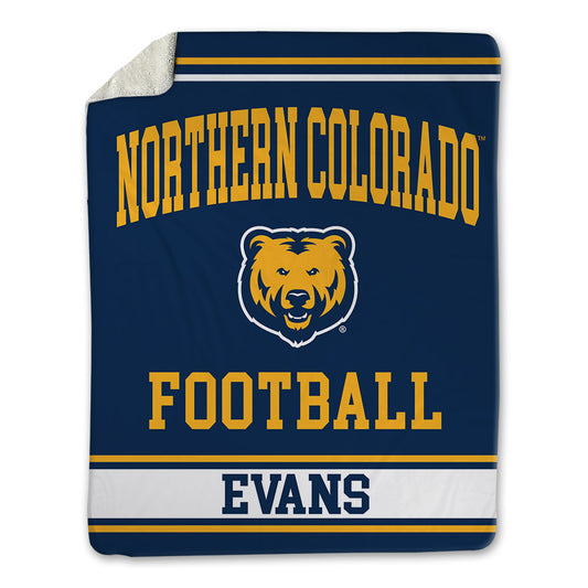 UNCO - NCAA Football : Dylan Evans - Blanket-0
