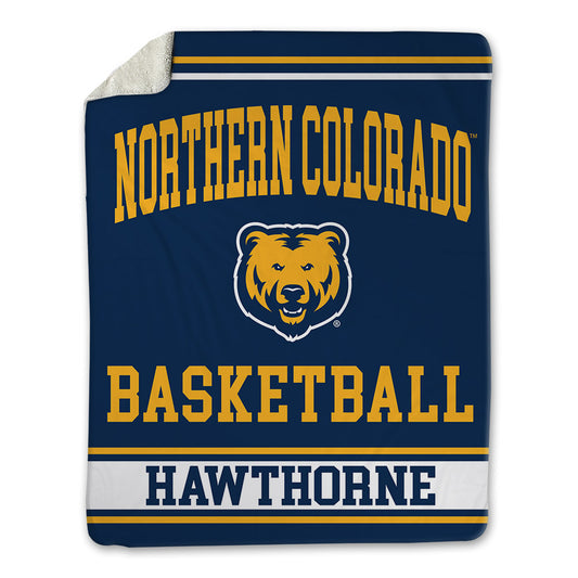 UNCO - NCAA Men's Basketball : Isaiah Hawthorne - Blanket-0