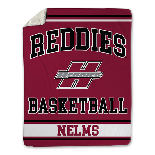 Henderson State - NCAA Men's Basketball : Hunter Nelms - Blanket-0