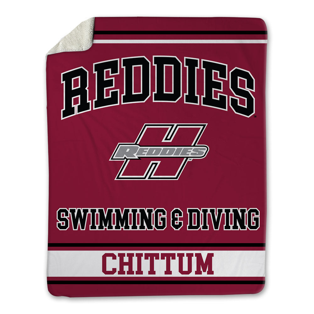 Henderson State - NCAA Women's Swimming & Diving : Monroe Chittum - Blanket-0