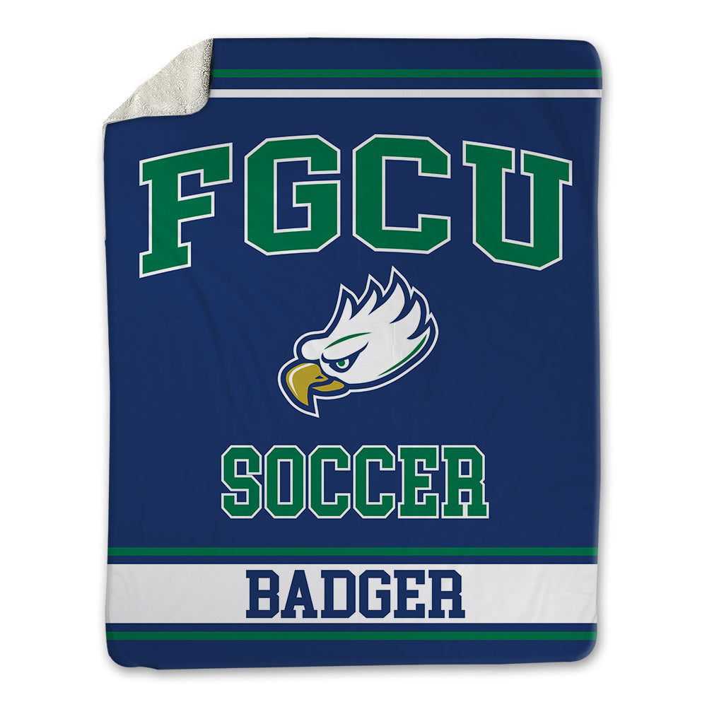 FGCU - NCAA Women's Soccer : Emma Badger - Blanket-0