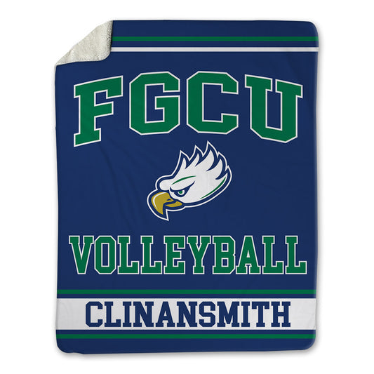 FGCU - NCAA Women's Volleyball : Alona Clinansmith - Blanket-0