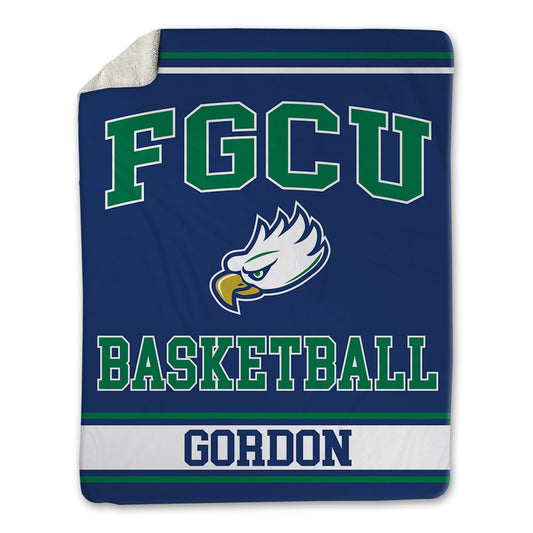 FGCU - NCAA Women's Basketball : Karina Gordon - Blanket-0