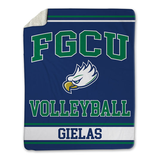 FGCU - NCAA Women's Volleyball : Katie Gielas - Blanket-0