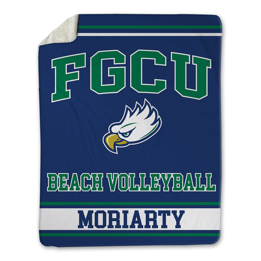 FGCU - NCAA Beach Volleyball : Vanessa Moriarty - Blanket-0