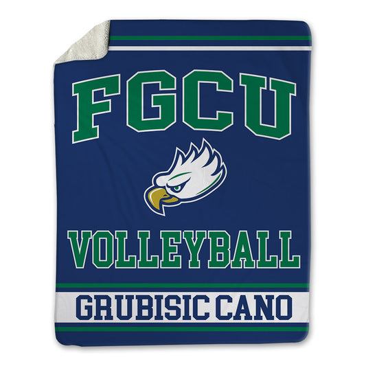 FGCU - NCAA Women's Volleyball : Julija Grubisic Cano - Blanket-0
