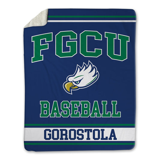 FGCU - NCAA Baseball : Javier Gorostola - Blanket-0