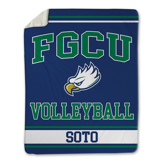 FGCU - NCAA Women's Volleyball : Camila Soto - Blanket-0