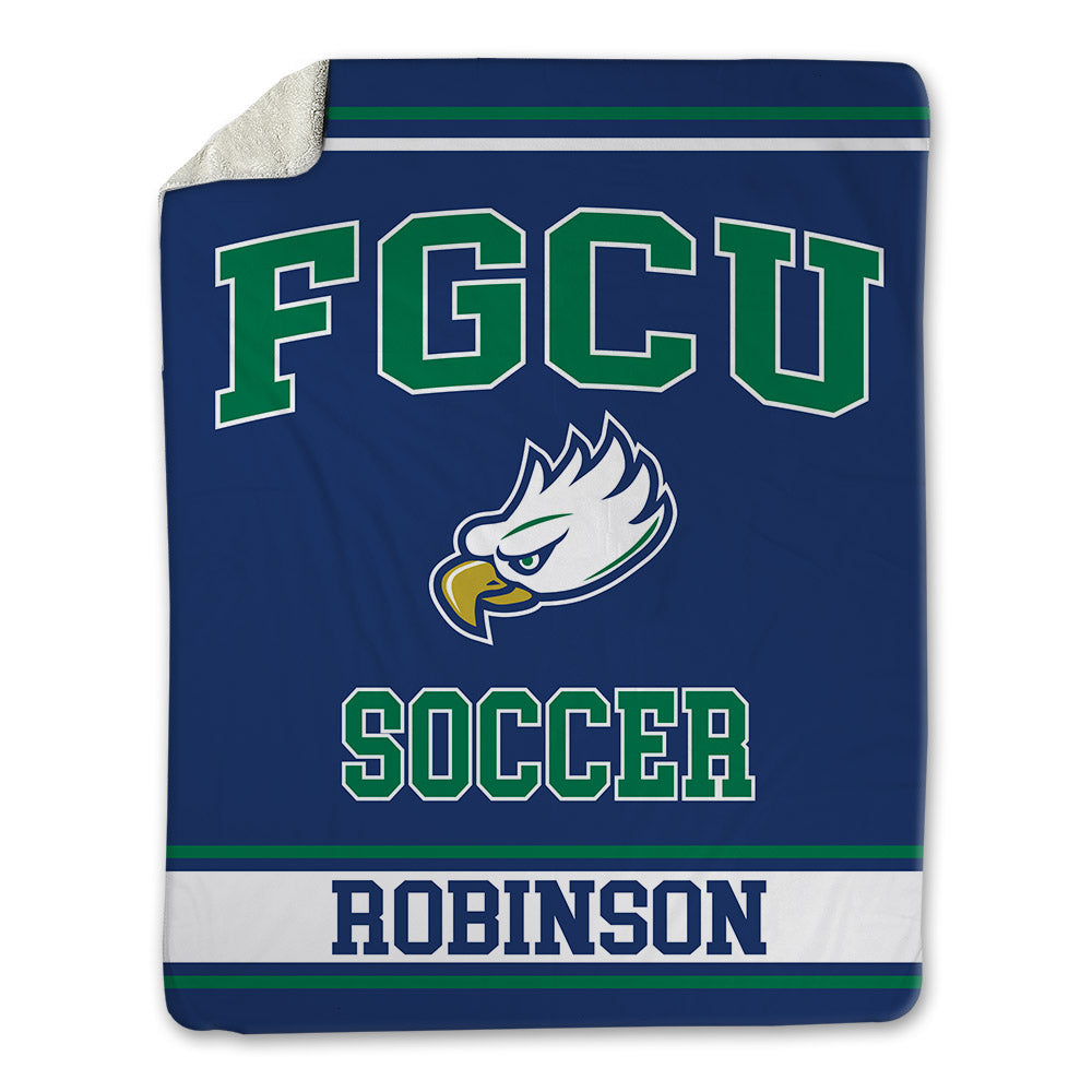 FGCU - NCAA Women's Soccer : Ryanne Robinson - Blanket-0