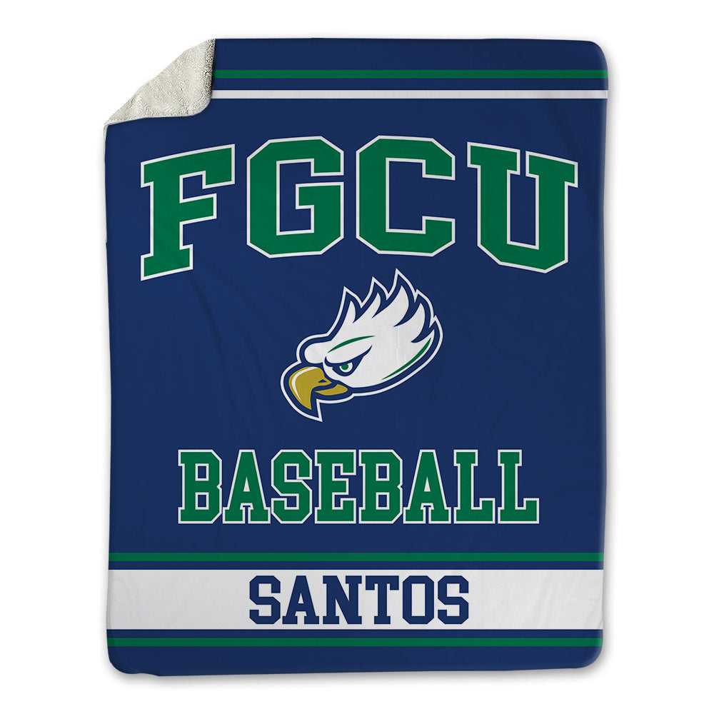 FGCU - NCAA Baseball : Juan Santos - Blanket-0