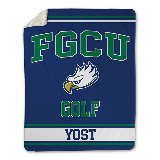 FGCU - NCAA Women's Golf : annie Yost - Blanket-0