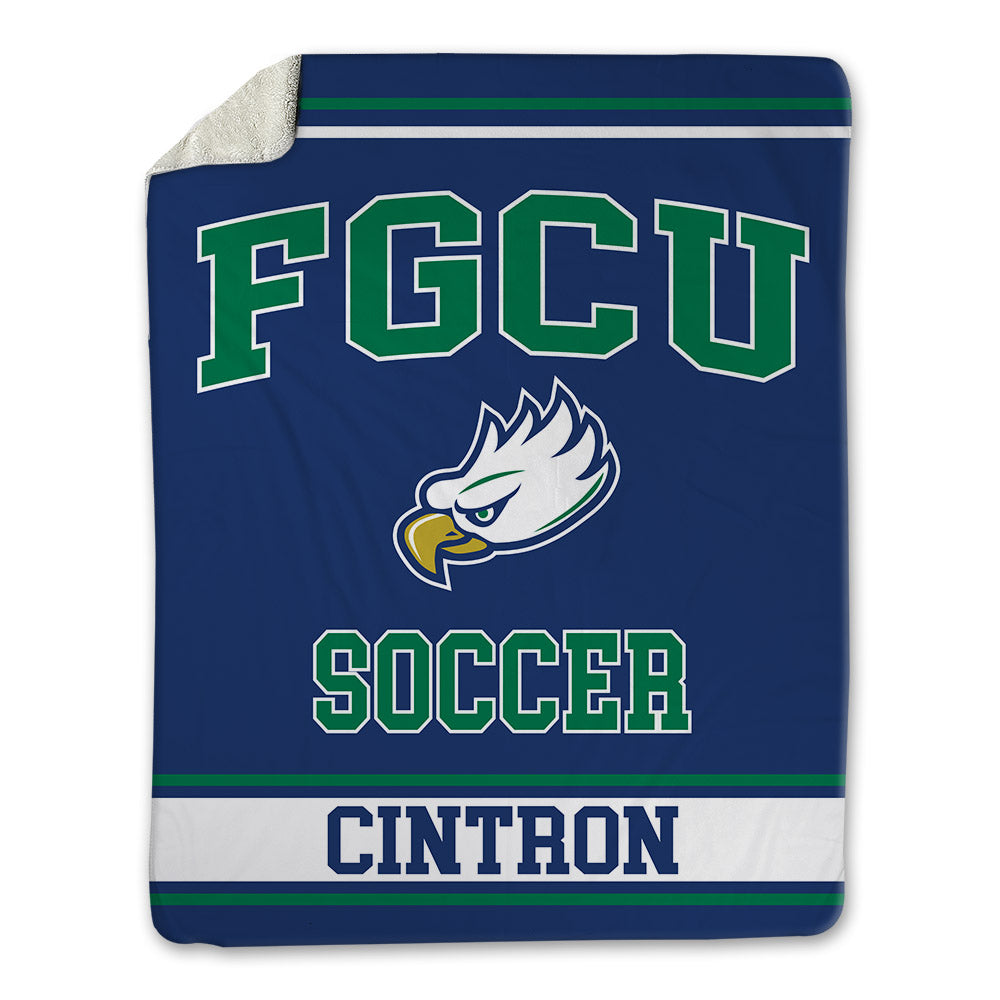 FGCU - NCAA Women's Soccer : Ariana Cintron - Blanket-0