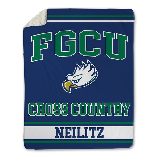 FGCU - NCAA Men's Cross Country : Josh Neilitz - Blanket-0