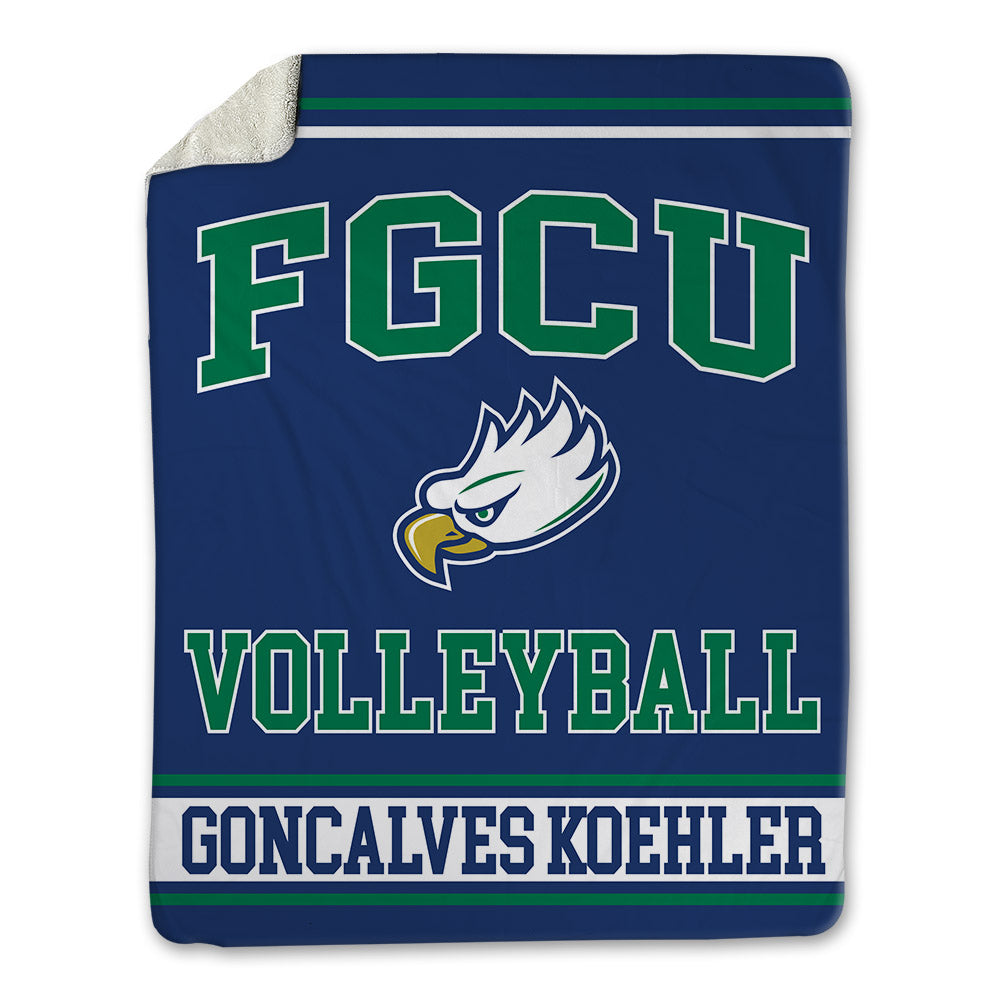FGCU - NCAA Women's Volleyball : Barbara Goncalves Koehler - Blanket-0