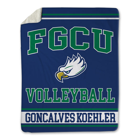 FGCU - NCAA Women's Volleyball : Barbara Goncalves Koehler - Blanket-0