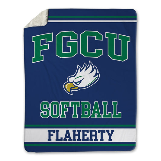 FGCU - NCAA Softball : Leslie Flaherty - Blanket-0
