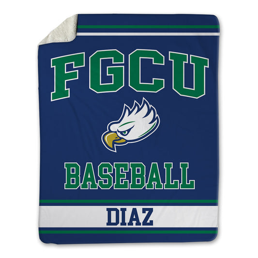 FGCU - NCAA Baseball : Christopher Diaz - Blanket-0