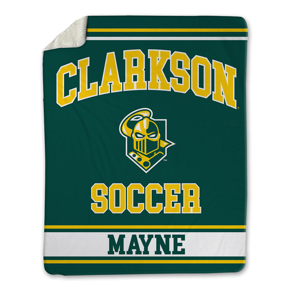 Clarkson - NCAA Men's Soccer : Quinn Mayne - Blanket-0