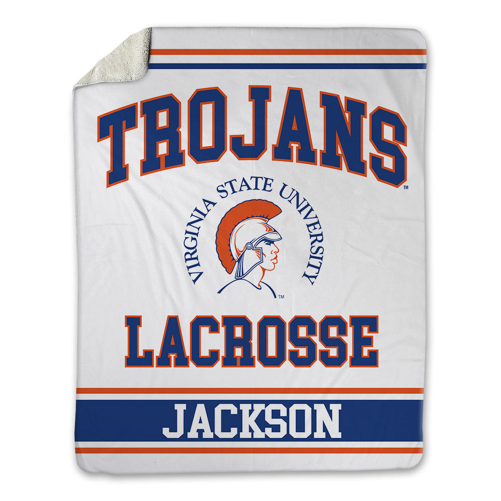 Virginia State - NCAA Men's Lacrosse : Miles Jackson - Blanket-0