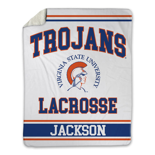 Virginia State - NCAA Men's Lacrosse : Miles Jackson - Blanket-0
